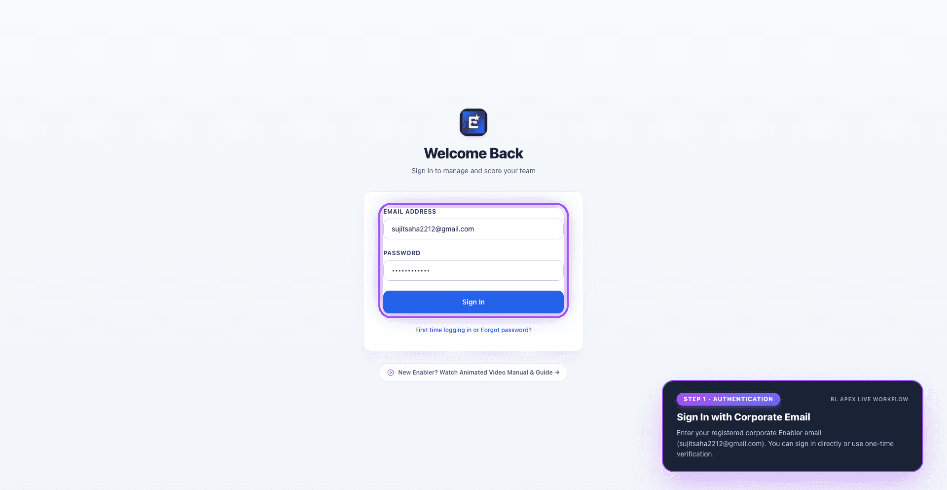 1. Getting Started & Sign-In